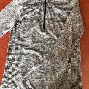 grey long sleeve nike compression shirt
